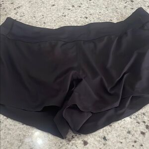 Athleta shorts, moisture wicking, black, size XL